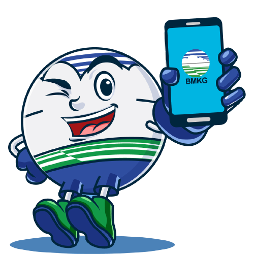 Visual Maskot Layanan BMKG Stamet HMS